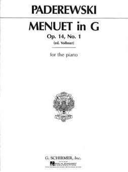 Menuet G Op.14 No.1 Piano 