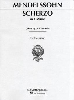 Scherzo E Minor Op. 16 No. 2 