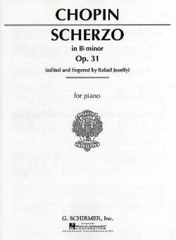Scherzo Op.31 B Flat Minor Piano Solo 