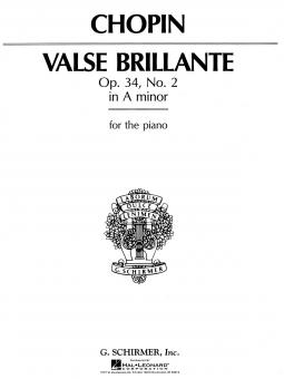 Valse Brillante Op.34 No.2 A Minor Piano 