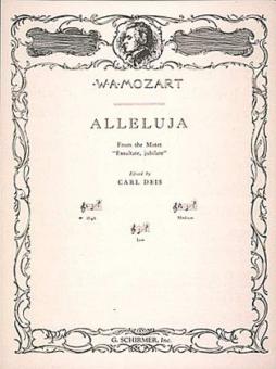 Alleluja from Exsultate Jubilate 