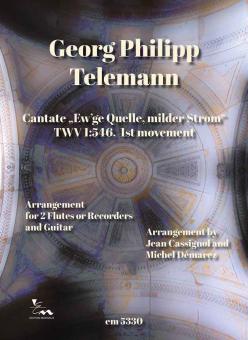 Cantate 'Ew'ge Quelle, milder Strom' TWV 1:546 