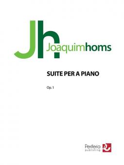 Suite per a piano op. 1 