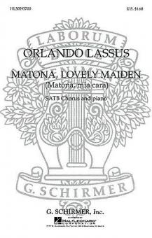 Matona Lovely Maiden Matona, Mia Cara Italian English 