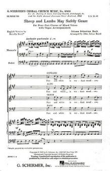 Sheep and Lambs May Safely Graze 