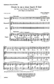 Create In Me A Clean Heart, O God 