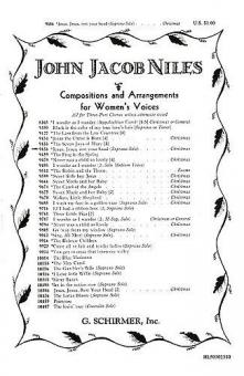 Jesus Jesus Rest Your Head Soprano Solo A Cappella English Version 