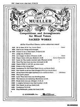 Create In Me A Clean Heart, O God 