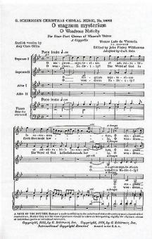 O Magnum Mysterium 
