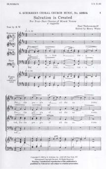 Salvation Is Created 