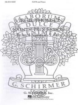 Saints Procession (From 4 Saints In 3 Acts) 