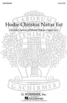 Hodie Christus Natus Est Organ 