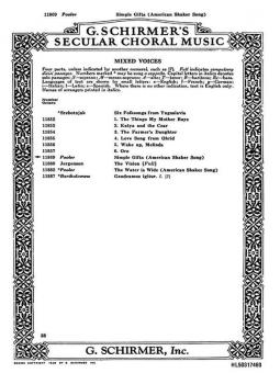 Simple Gifts American Shaker Song 