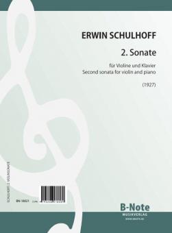 2. Sonate für Violine und Klavier (1927) 