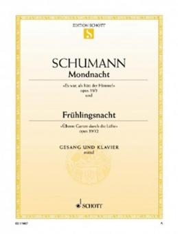 Mondnacht & Frühlingsnacht op. 39/5 & op. 39/12 Standard