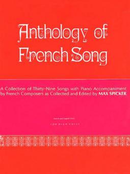 Anthology of Modern French Song High Voice 