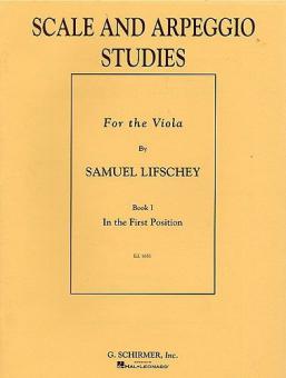Scale/Arpeggio Book 1 Viola Studies In 1st Position 