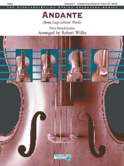 Andante from Songs without Words 