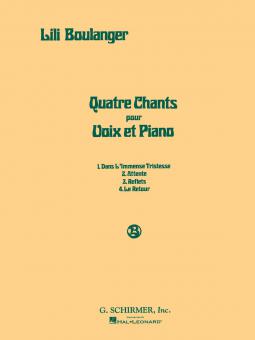 Quatre Chants pour Voix et Piano 