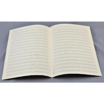 Notenpapier Din A4 hoch (21x29,7) 16 Systeme 