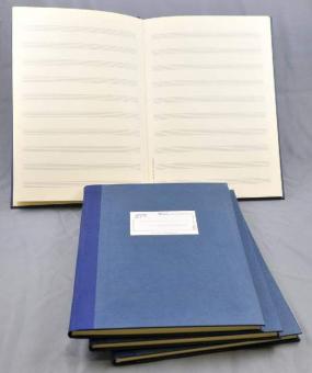 Notenpapier Din A4 hoch (21x29,7) 12 Systeme 