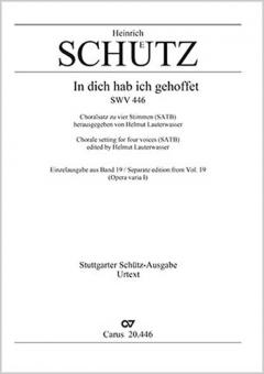 In dich hab ich gehoffet, Herr SWV 446 Download