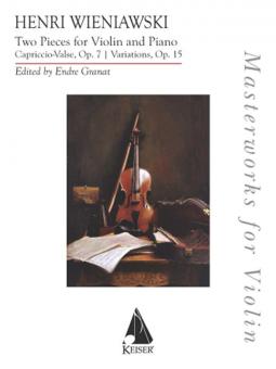 Two Pieces-Capriccio-Valse Op.7 & Variations 