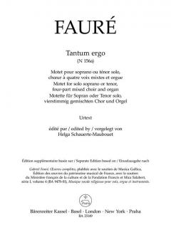 Tantum ergo N 156a Standard