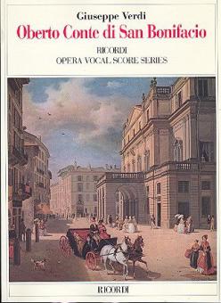 Oberto Conte Di San Bonifacio Voice/Piano Reduction 