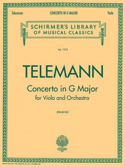 Concerto In G Major Viola 