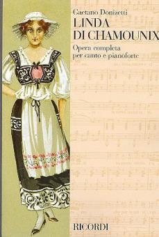 Linda Di Chamounix Vocal Score Paper 