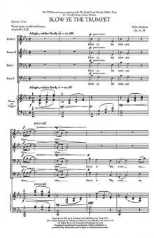 Blow Ye The Trumpet Organ Or Orchestra Optional Christmas 