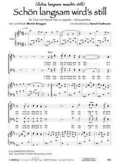 Schön langsam wird's still 
