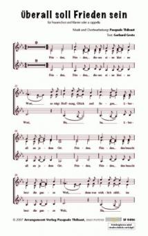 Überall soll Frieden sein 
