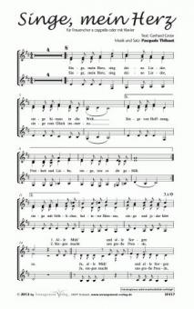 Singe, mein Herz 