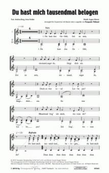 Du hast mich tausendmal belogen 