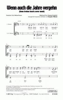 Wenn auch die Jahre vergehn 