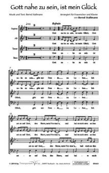 Gott nahe zu sein, ist mein Glück 