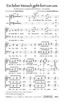 Ein lieber Mensch geht fort von uns 