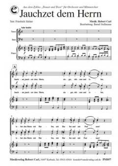 Jauchzet dem Herrn 