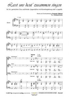 Lasst uns heut zusammen singen 