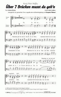 Über sieben Brücken musst du geh'n 