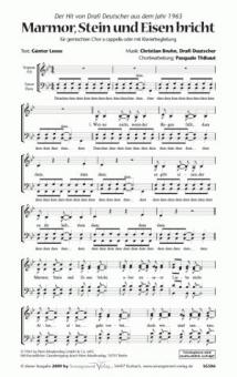 Marmor, Stein und Eisen bricht 