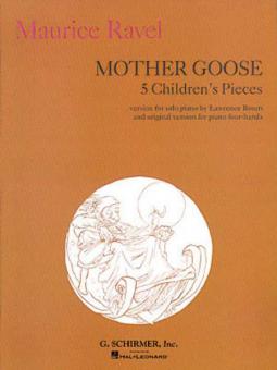 Mother Goose Suite Piano Solo 5 Children's Pieces Five 