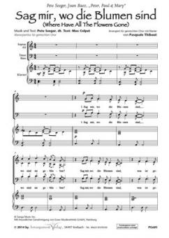 Sag mir, wo die Blumen sind 