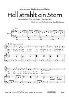 Hell strahlt ein Stern 