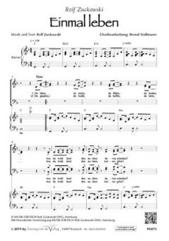 Einmal leben 