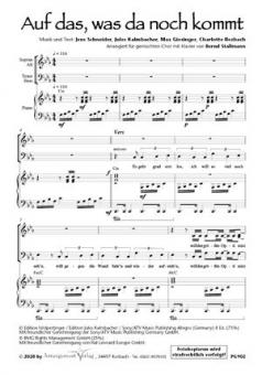 Auf das, was da noch kommt 