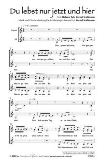 Du lebst nur jetzt und hier 