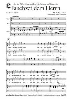 Jauchzet dem Herrn 